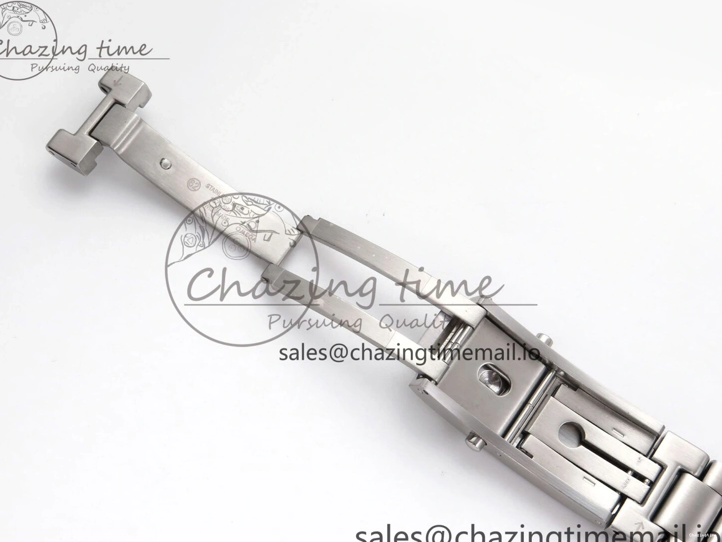 0405 Seamaster “LMPO” OMF 1:1 Best Edition Black Dial on SS Bracelet A Tailored 7703